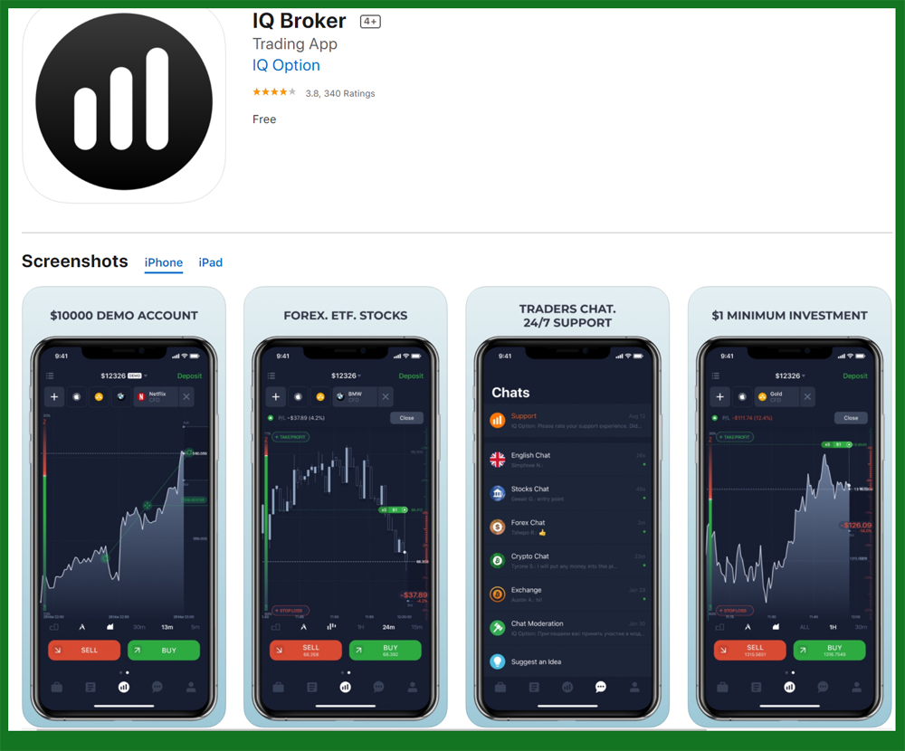 IqBroker - iOS / Itunes